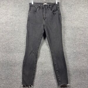 Good American Jeans Women 26/2 Good Legs Skinny High Rise Raw Hem